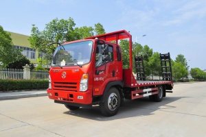 這款國六挖機平板運輸車很火，關(guān)注沒？